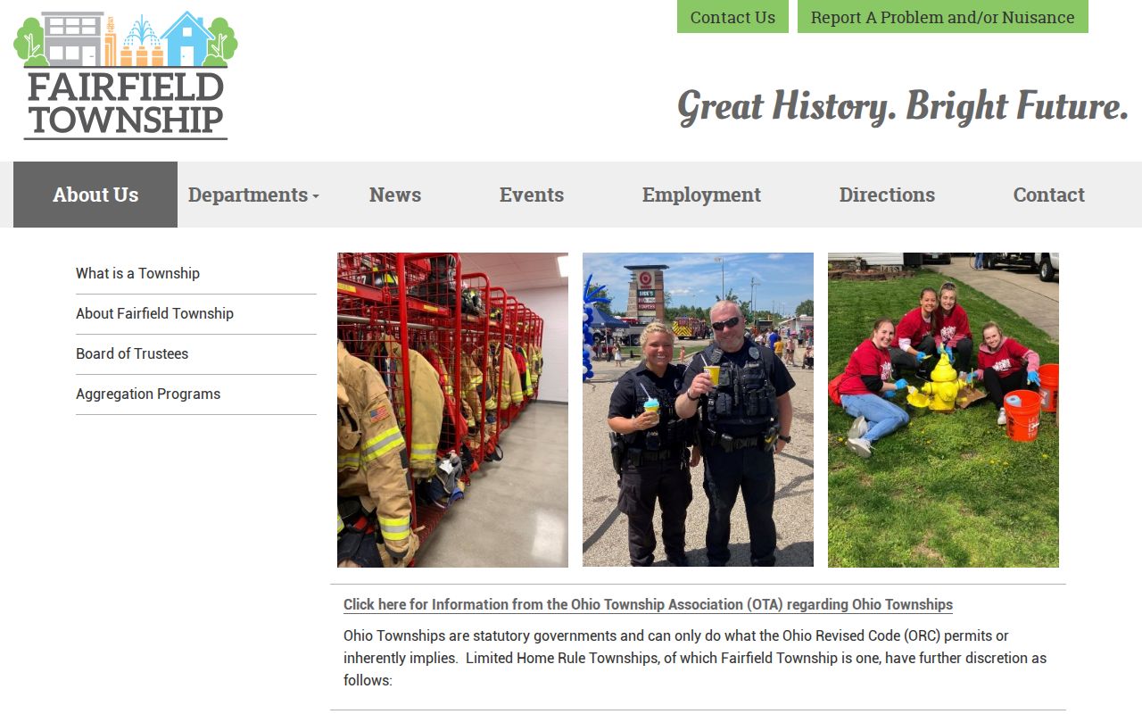 Fairfield Township residents directory township history and identity source